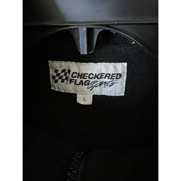 Checkered Flag Sports Ford Racing NASCAR Jacket Vintage Large - Picture 3 of 7